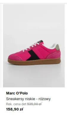 Sneakersy niskie Marc O'Polo różowy promocja w Lounge by Zalando