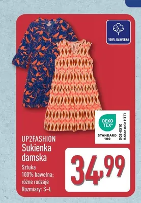 Sukienka damska UP2FASHION promocja w Aldi