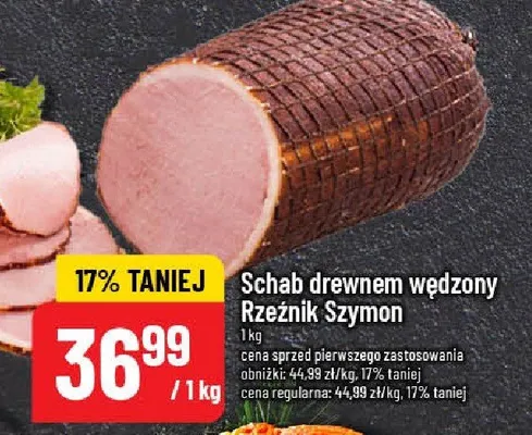 Schab drewnem wędzony Rzeźnik Szymon promocja w POLOmarket