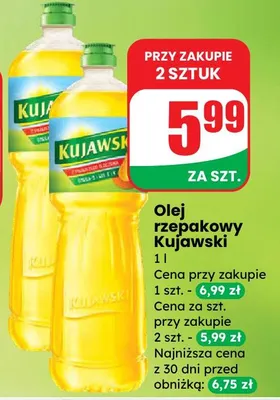 Olej rzepakowy promocja w Dino