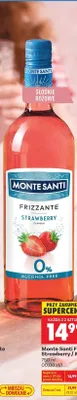 Wino bezalkoholowe musujące Frizzante Mango 0% Monte Santi promocja w Biedronka