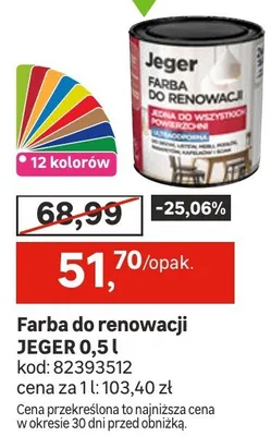 Farba do renowacji promocja w Leroy Merlin