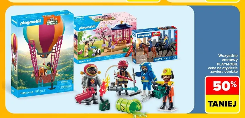 Klocki Playmobil Rycerz na koniu promocja w Carrefour