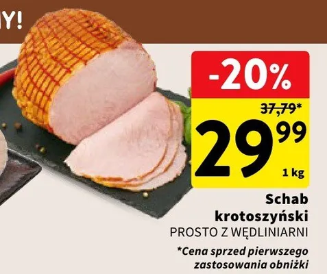 Schab krotoszyński Prosto z Wędliniarni promocja w Intermarche