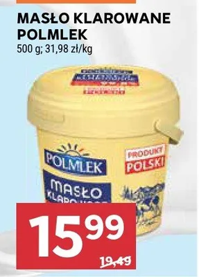 Masło klarowane Polmlek promocja w Stokrotka