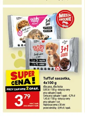 Tuftuf saszetka dla psa promocja w Twój Market