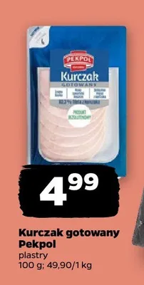 Kurczak gotowany plastry promocja w Netto