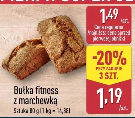 Bułka fitness promocja w Aldi