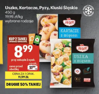 Uszka Jawo promocja w Delikatesy Centrum