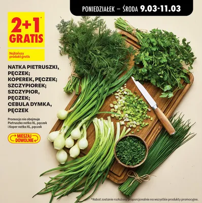 Szczypior pęczek promocja w Biedronka