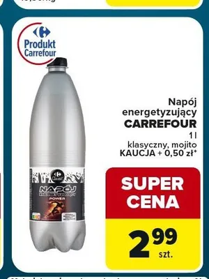 Napój energetyzujący Carrefour mojito promocja w Globi