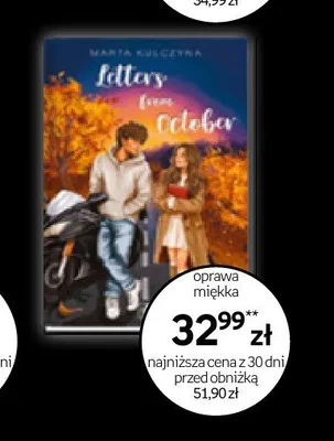 Książka Letters from October oprawa miękka promocja w Empik