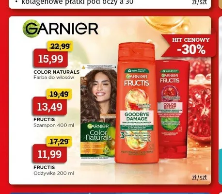 Szampon do włosów Garnier Fructis promocja w Drogeria Kosmyk
