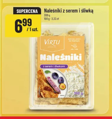 Naleśniki z serem i śliwką Virtu promocja w POLOmarket