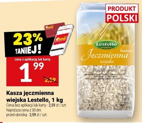 Kasza jęczmienna wielka promocja w Twój Market