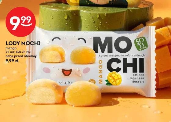 Lody Mochi mango promocja w Żabka