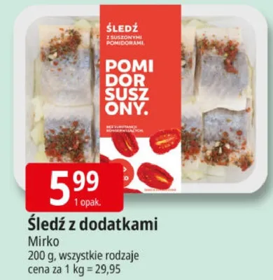 Śledź z dodatkami promocja w Leclerc