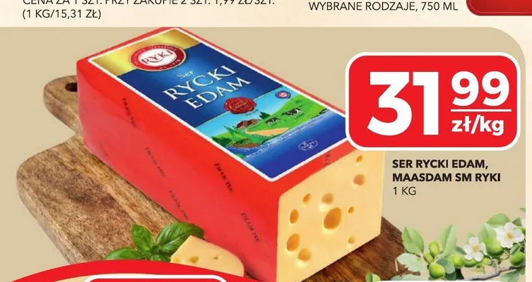 Ser Rycki Edam, Maasdam SM Ryki promocja w Top Market