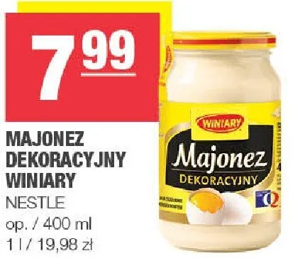 Majonez dekoracyjny Winiary promocja w SPAR