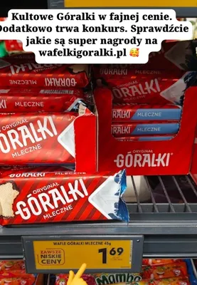 Wafle mleczne promocja w Biedronka