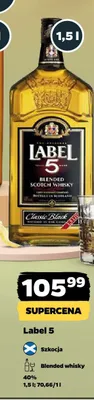 Whisky Blended Scotch Whisky Classic Black promocja w Netto