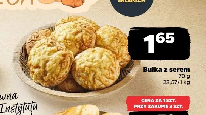 Bułka z serem promocja w Netto