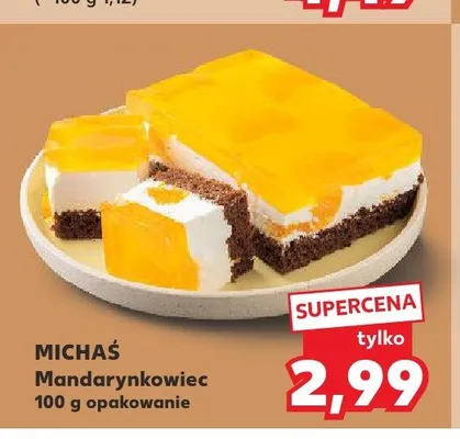 Ciasto Mandarynkowiec Michaś promocja w Kaufland