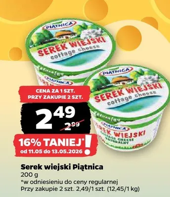 Serek wiejski Piątnica promocja w Netto