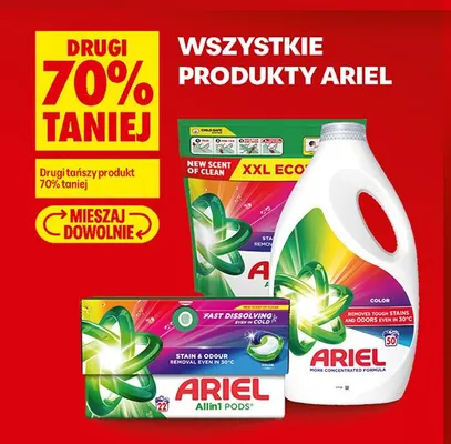 Płyn do prania Ariel promocja w Biedronka