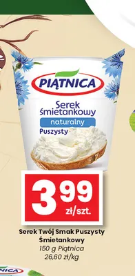 Serek Twój Smak Puszysty Śmietankowy Piątnica promocja w emma MARKET