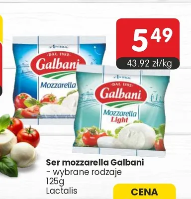 Ser mozzarella Galbani promocja w Market Point