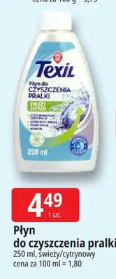 Płyn do czyszczenia pralki Texil promocja w Leclerc