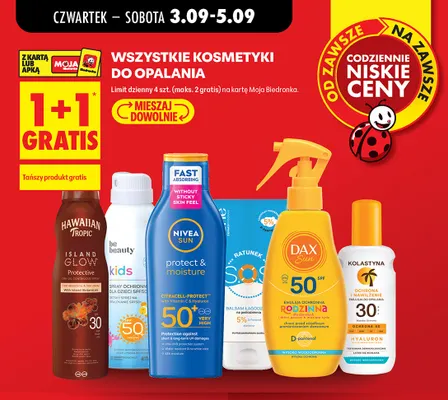 Emulsja do opalania Ochrona i nawilżenie SPF 30 Kolastyna promocja w Biedronka