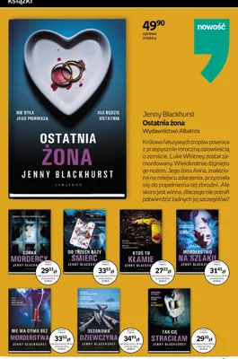 Książka Nie ma dymu bez morderstwa Jenny Blackhurst oprawa miękka promocja w Empik
