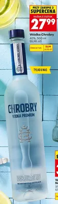 Wódka Chrobry 40% promocja w Biedronka