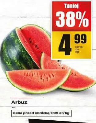 Arbuz promocja w Supeco