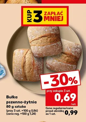Bułka pszenno-żytnia promocja w Kaufland