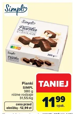 Pianki Simpl promocja w Carrefour Market