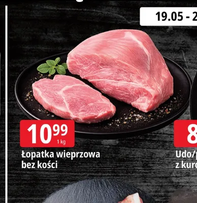 Łopatka wieprzowa bez kości promocja w Leclerc