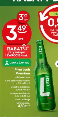 Piwo Lech Premium promocja w Żabka