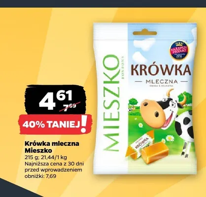 Krówka mleczna Mieszko promocja w Netto