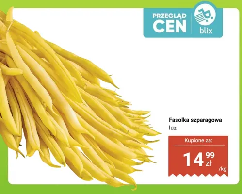 Fasolka szparagowa luz promocja w Dino