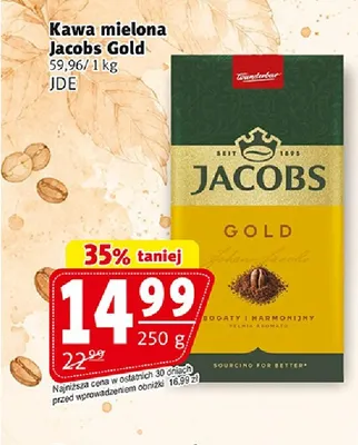 Kawa mielona Jacobs Gold promocja w Prim Market