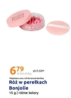 Róż w perełkach Bonjolie promocja w Action