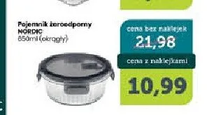 Pojemnik żaroodporny NORDIC 650ml (okrągły) promocja w TOPAZ