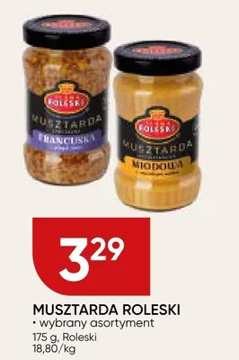 Musztarda Roleski francuska wybrany asortyment promocja w Chata Polska