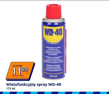 Wielofunkcyjny spray WD-40 promocja w Action