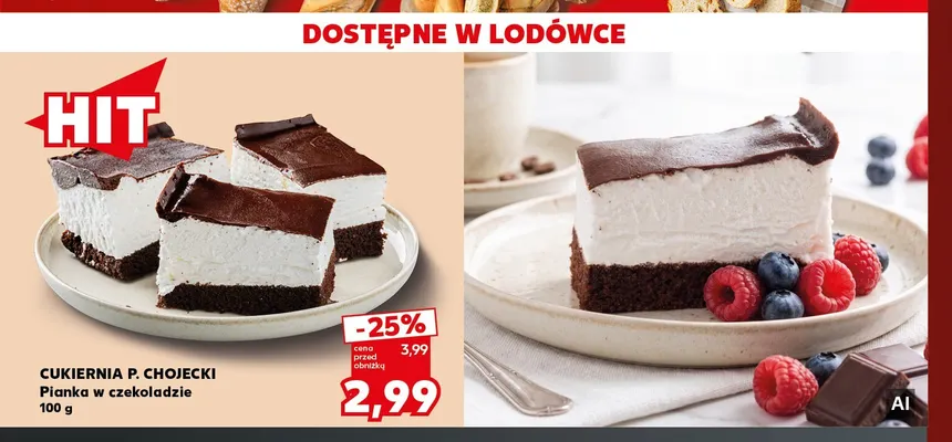 Pianka w czekoladzie Cukiernia P. Chojecki promocja w Kaufland