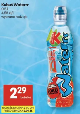 Kubuś Waterrr promocja w Delikatesy Centrum