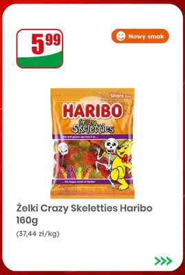 Żelki Crazy Skeletties Haribo promocja w Dino